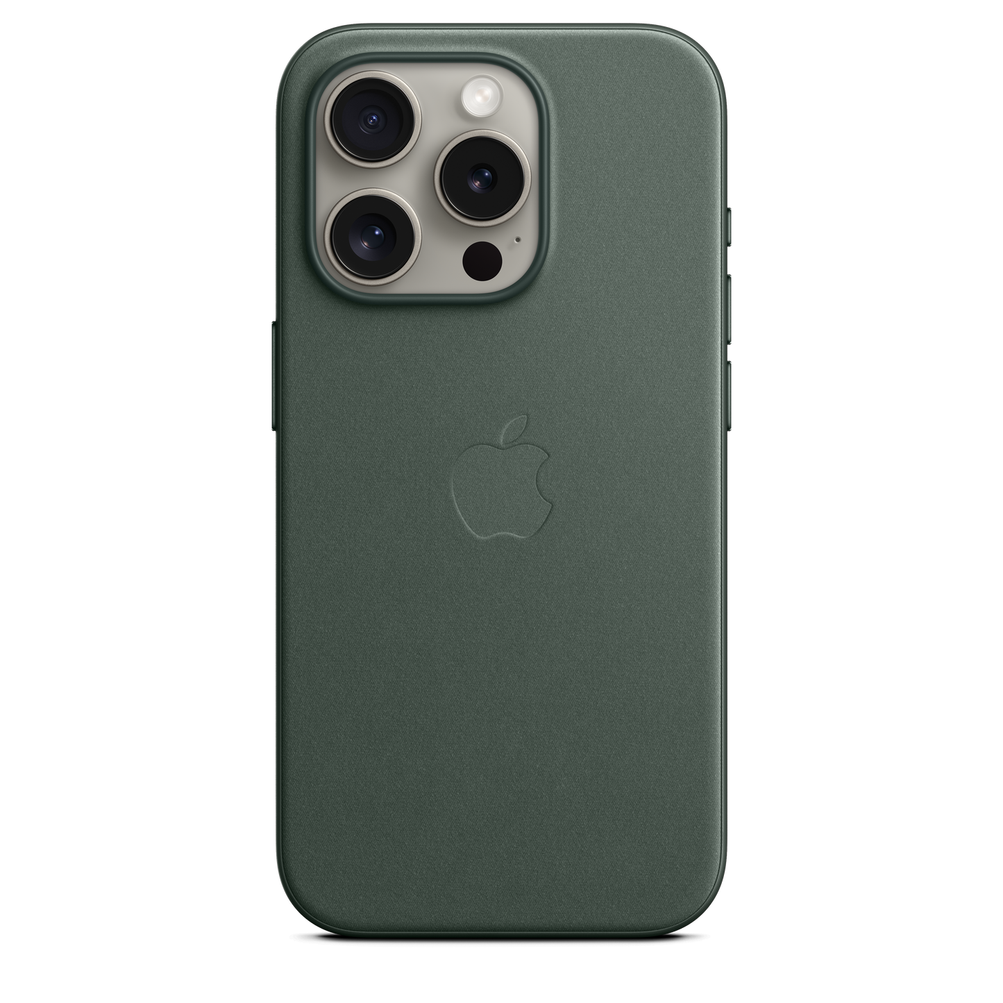 Coque en tissage fin avec MagSafe pour iPhone 15 Pro - Chêne vert