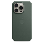 Coque en tissage fin avec MagSafe pour iPhone 15 Pro - Chêne vert