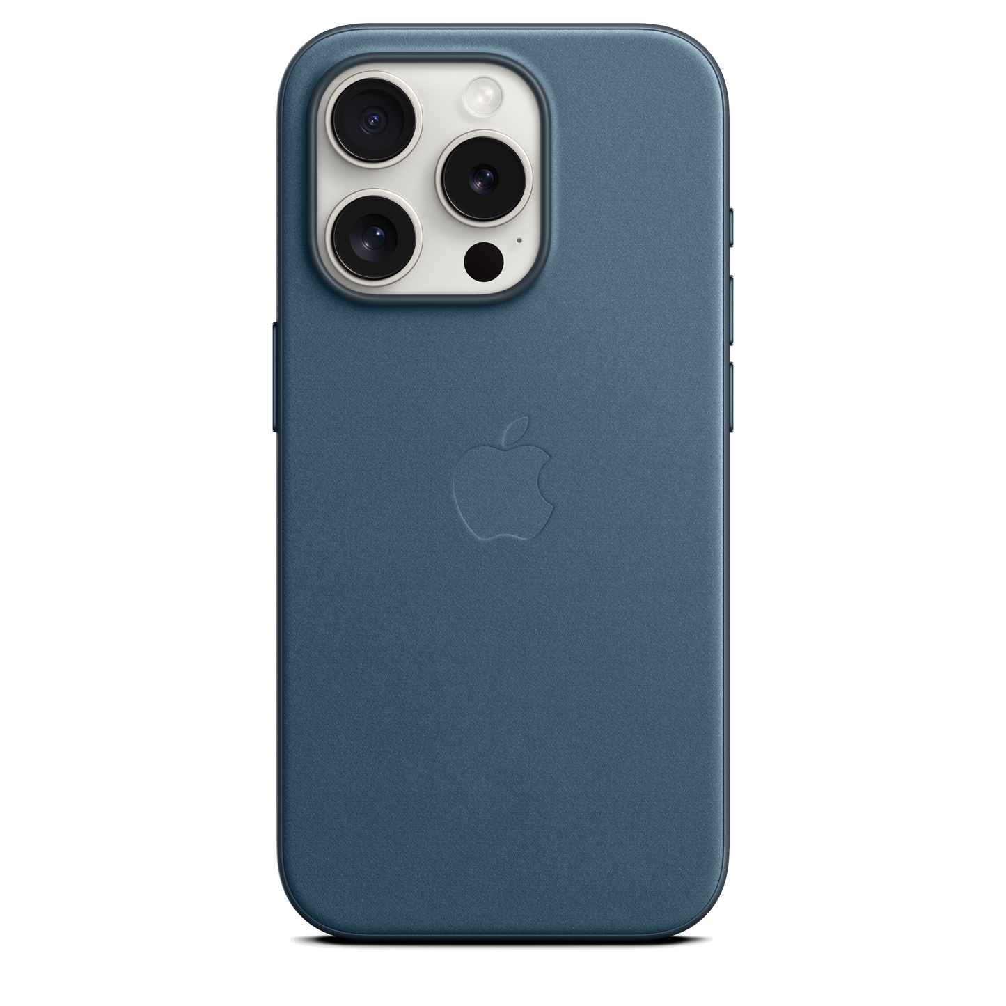 Coque en tissage fin avec MagSafe pour iPhone 15 Pro - Bleu Pacifique