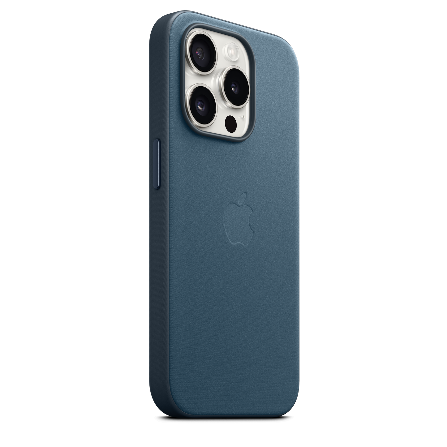 Coque en tissage fin avec MagSafe pour iPhone 15 Pro - Bleu Pacifique