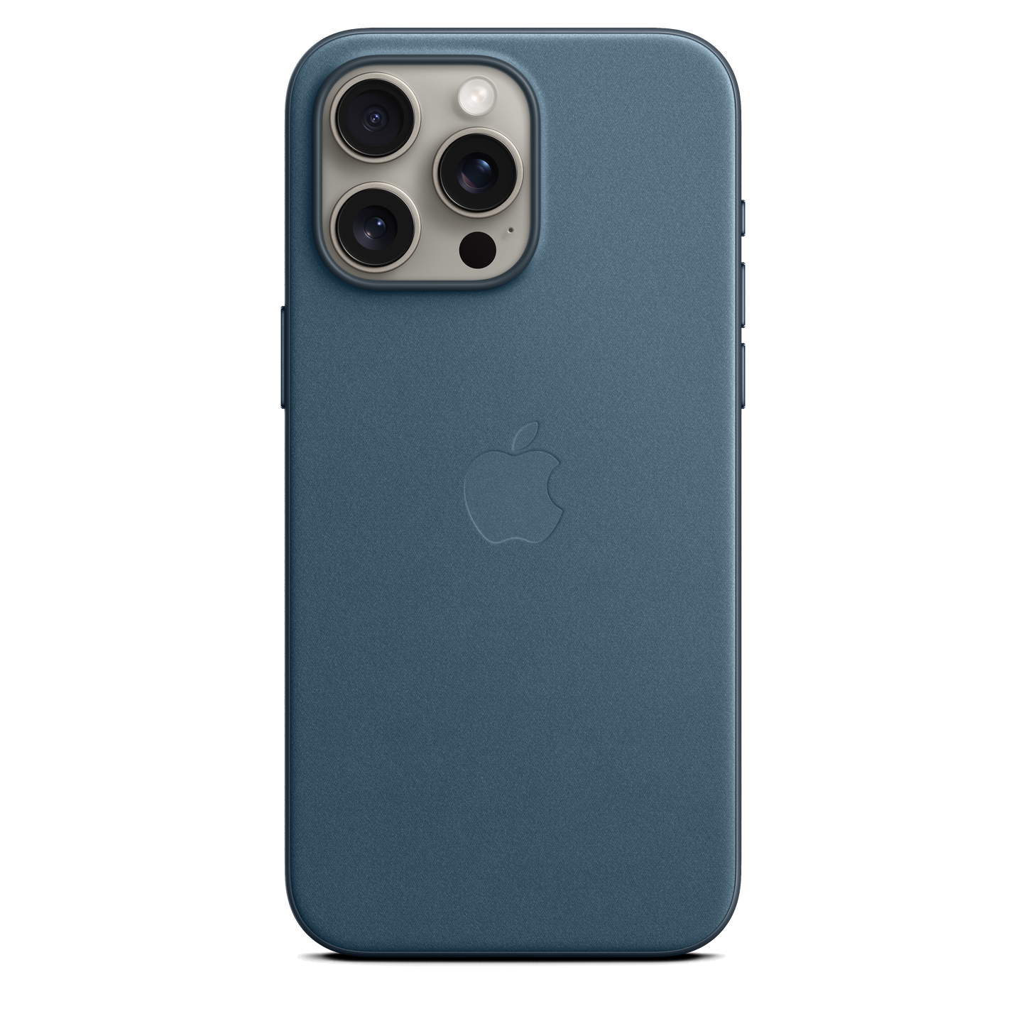 Coque en tissage fin avec MagSafe pour iPhone 15 Pro Max - Bleu Pacifique