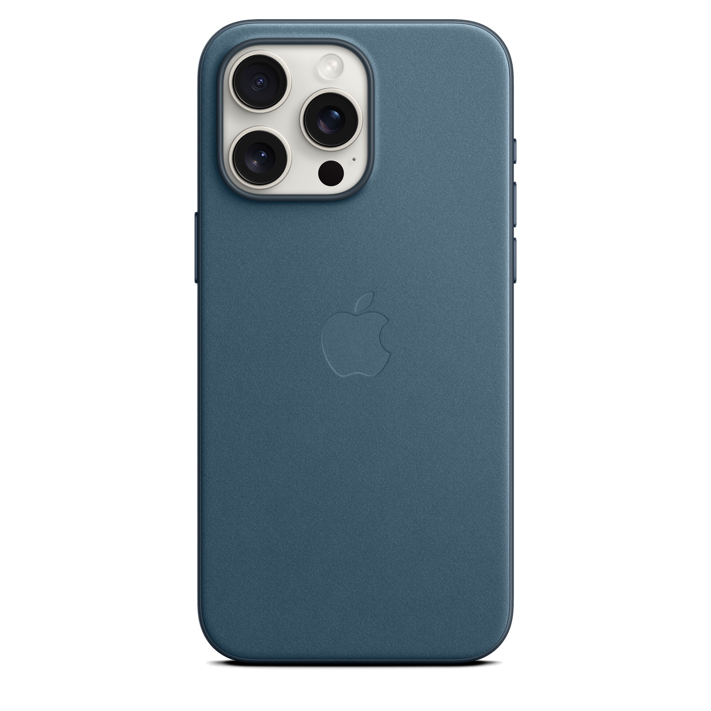 Coque en tissage fin avec MagSafe pour iPhone 15 Pro Max - Bleu Pacifique