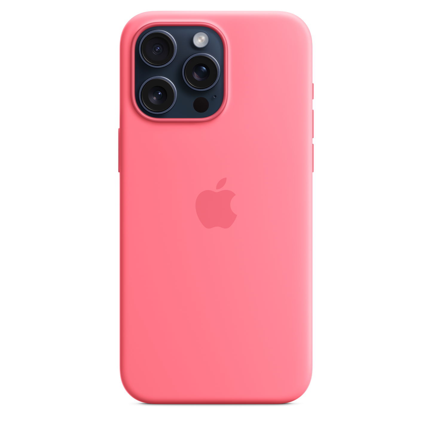 Coque en silicone avec MagSafe pour iPhone 15 Pro Max - Rose