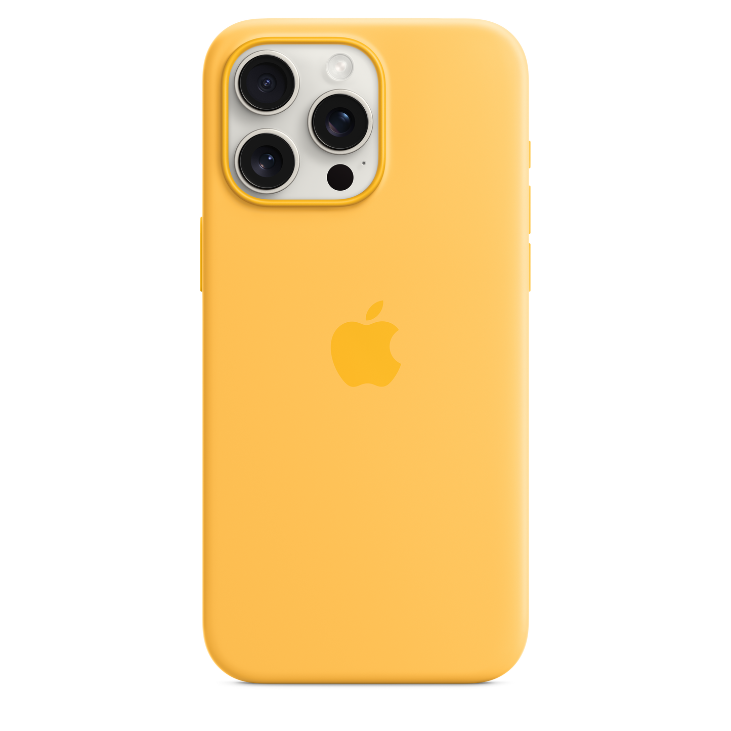 Coque en silicone avec MagSafe pour iPhone 15 Pro Max - Rayon de soleil