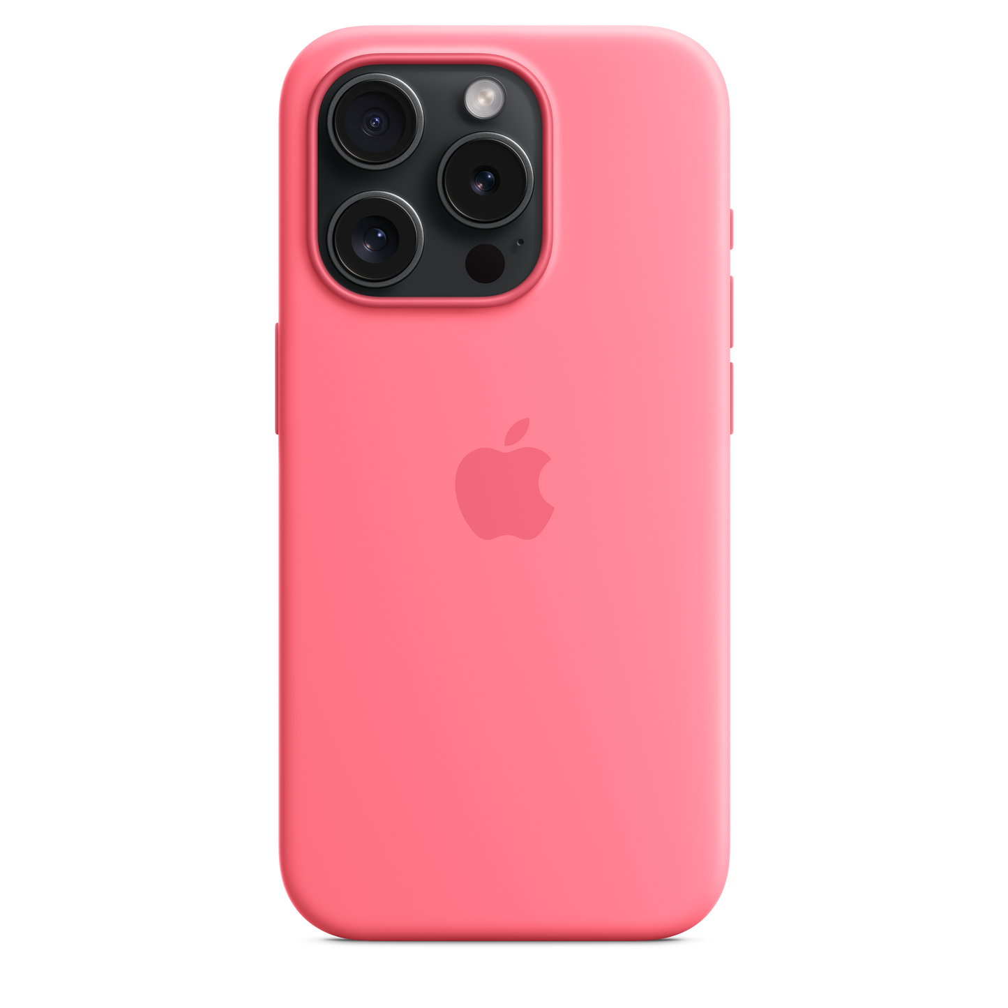 Coque en silicone avec MagSafe pour iPhone 15 Pro - Rose