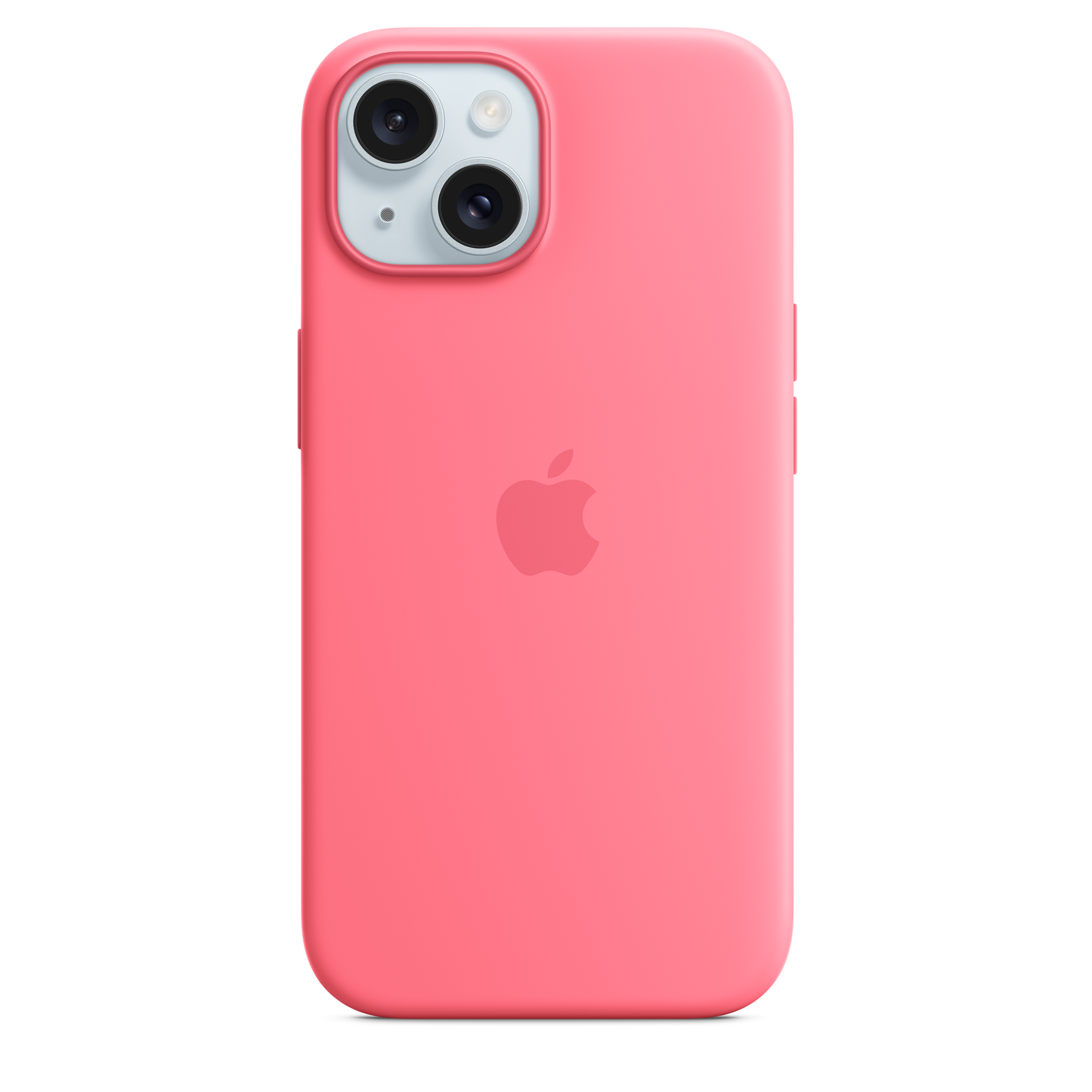 Coque en silicone avec MagSafe pour iPhone 15 - Rose