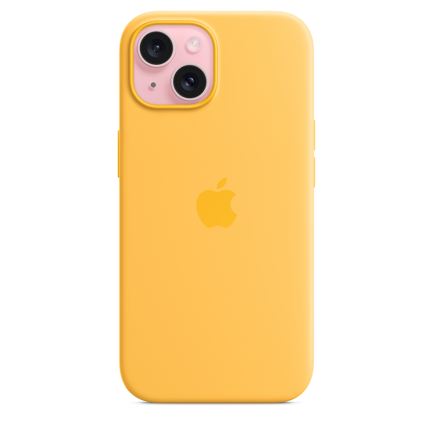 Coque en silicone avec MagSafe pour iPhone 15 - Rayon de soleil