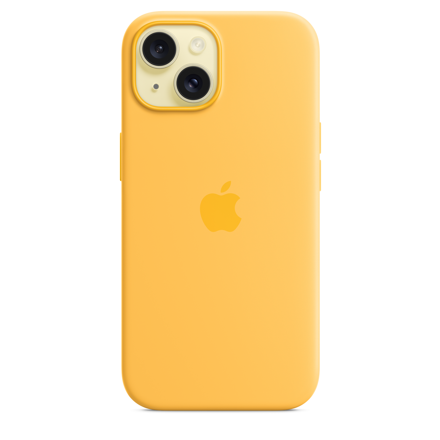 Coque en silicone avec MagSafe pour iPhone 15 - Rayon de soleil