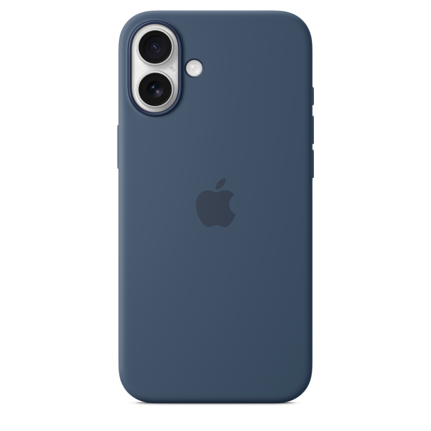 Coque en silicone avec MagSafe pour iPhone 16 Plus - Denim