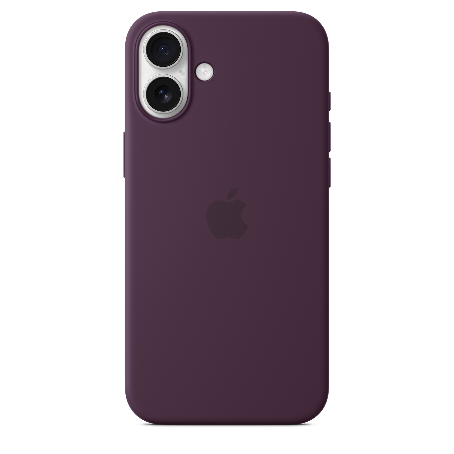 Coque en silicone avec MagSafe pour iPhone 16 Plus - Prune