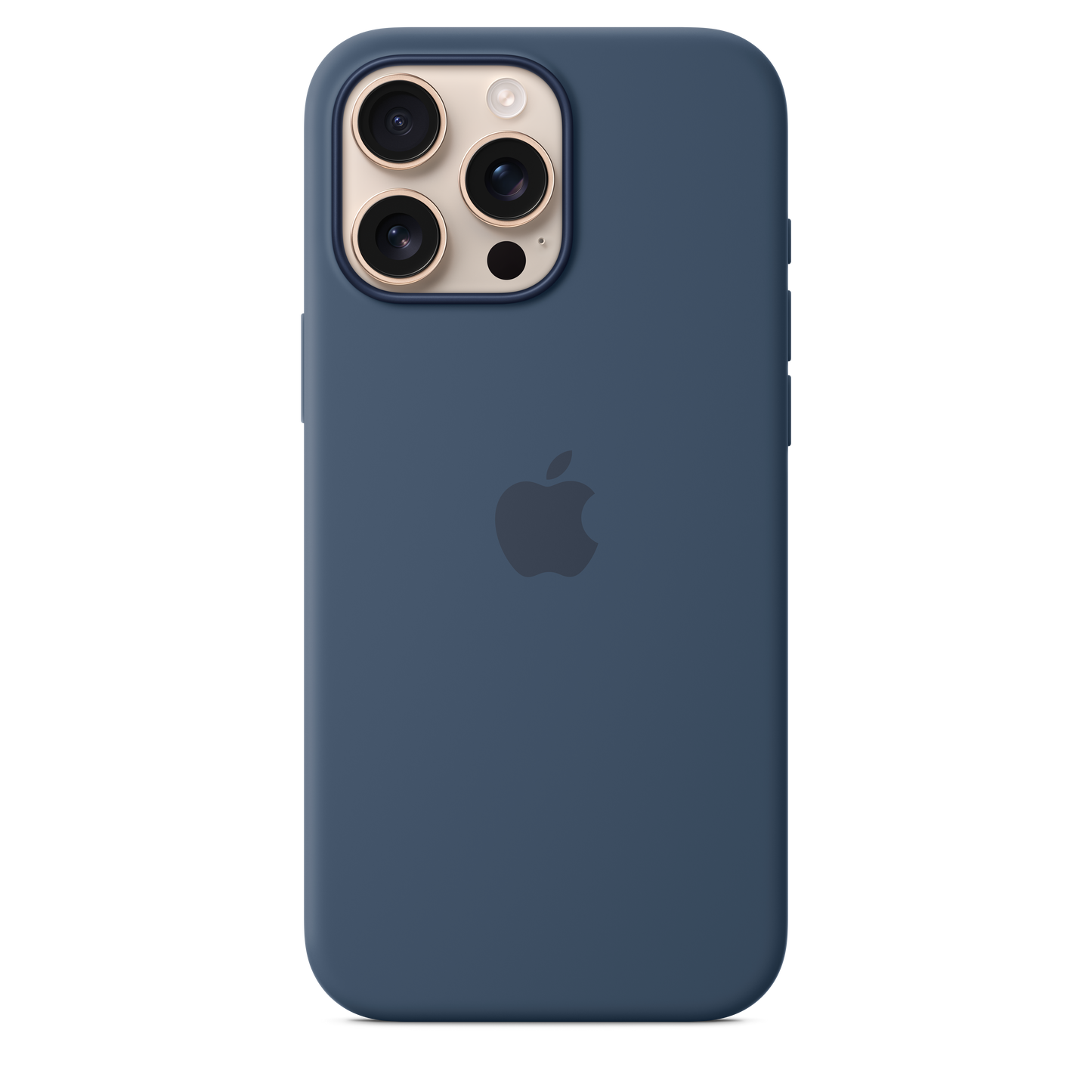 Coque en silicone avec MagSafe pour iPhone 16 Pro Max - Denim