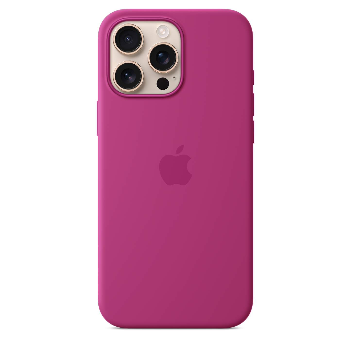 Siliconenhoesje met MagSafe voor iPhone 16 Pro Max - Fuchsia