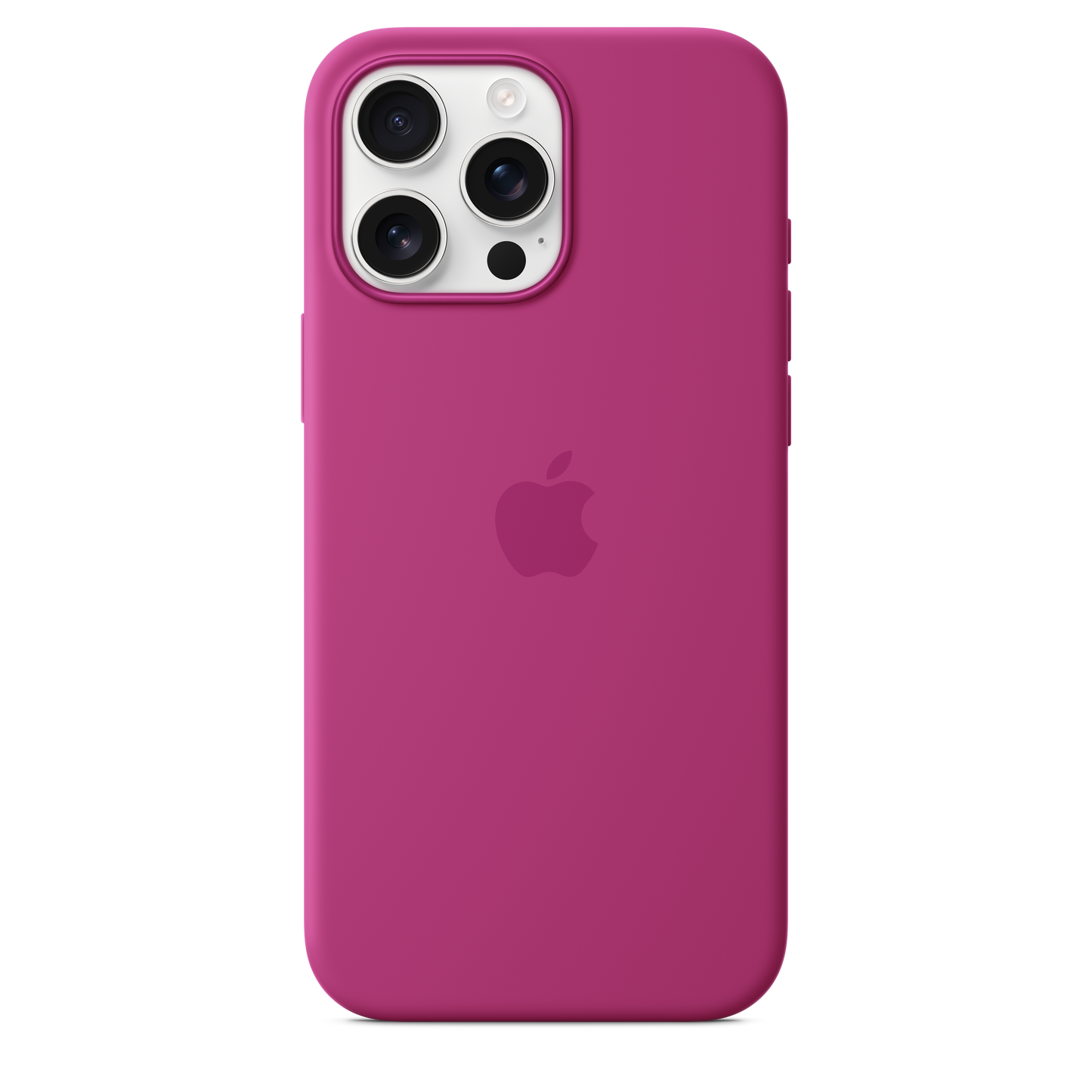 Siliconenhoesje met MagSafe voor iPhone 16 Pro Max - Fuchsia