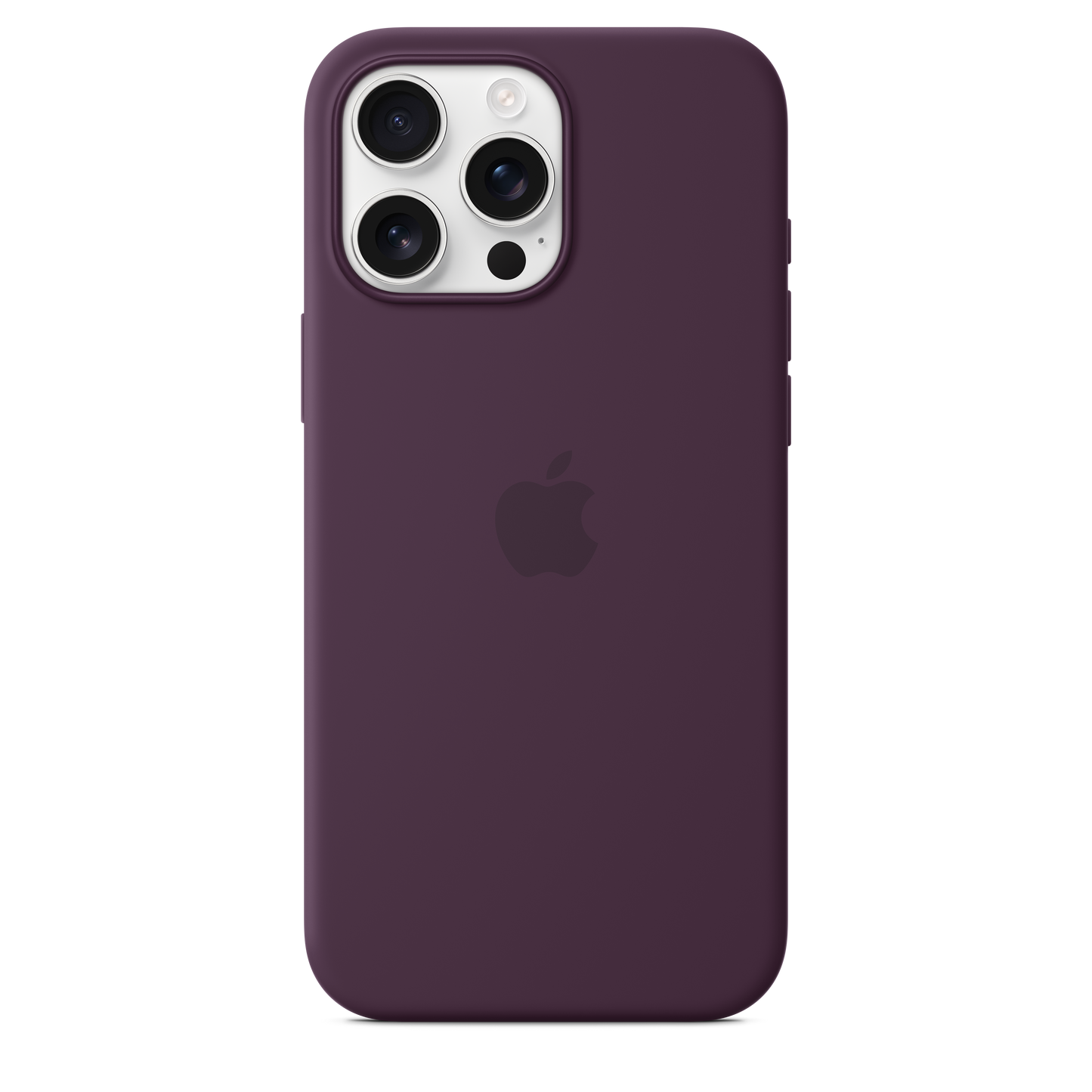 Coque en silicone avec MagSafe pour iPhone 16 Pro Max - Prune