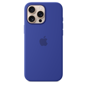 Coque en silicone avec MagSafe pour iPhone 16 Pro Max - Outremer