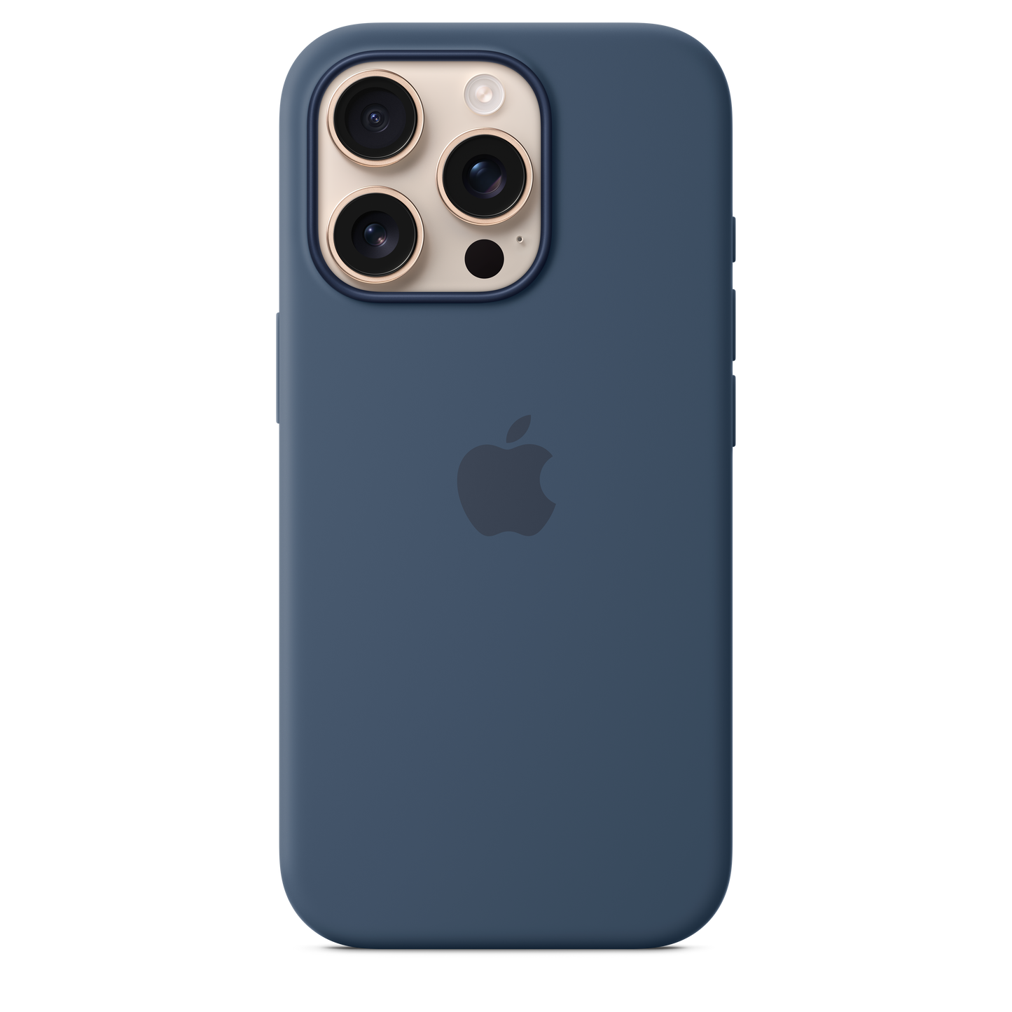 Coque en silicone avec MagSafe pour iPhone 16 Pro - Denim