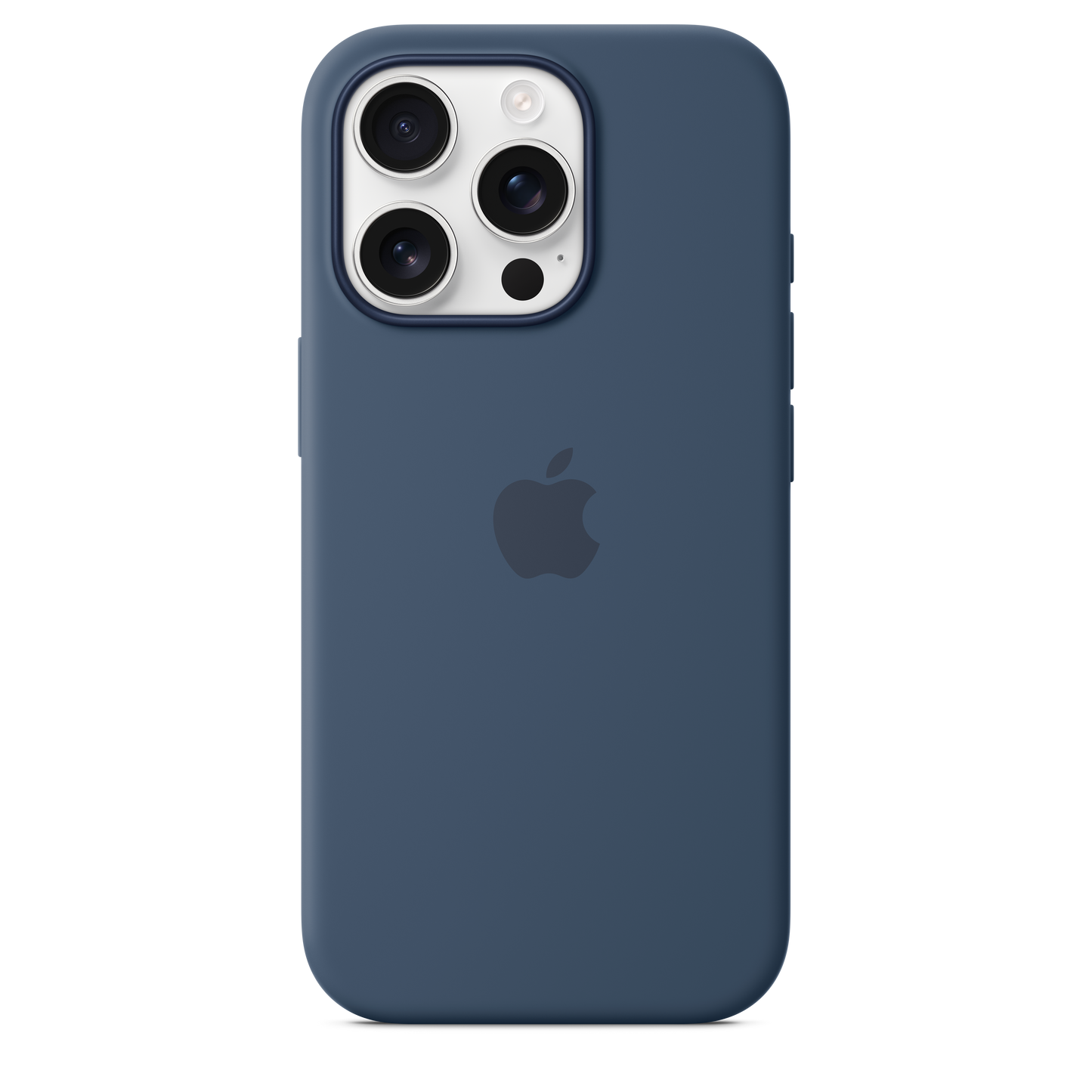 Coque en silicone avec MagSafe pour iPhone 16 Pro - Denim