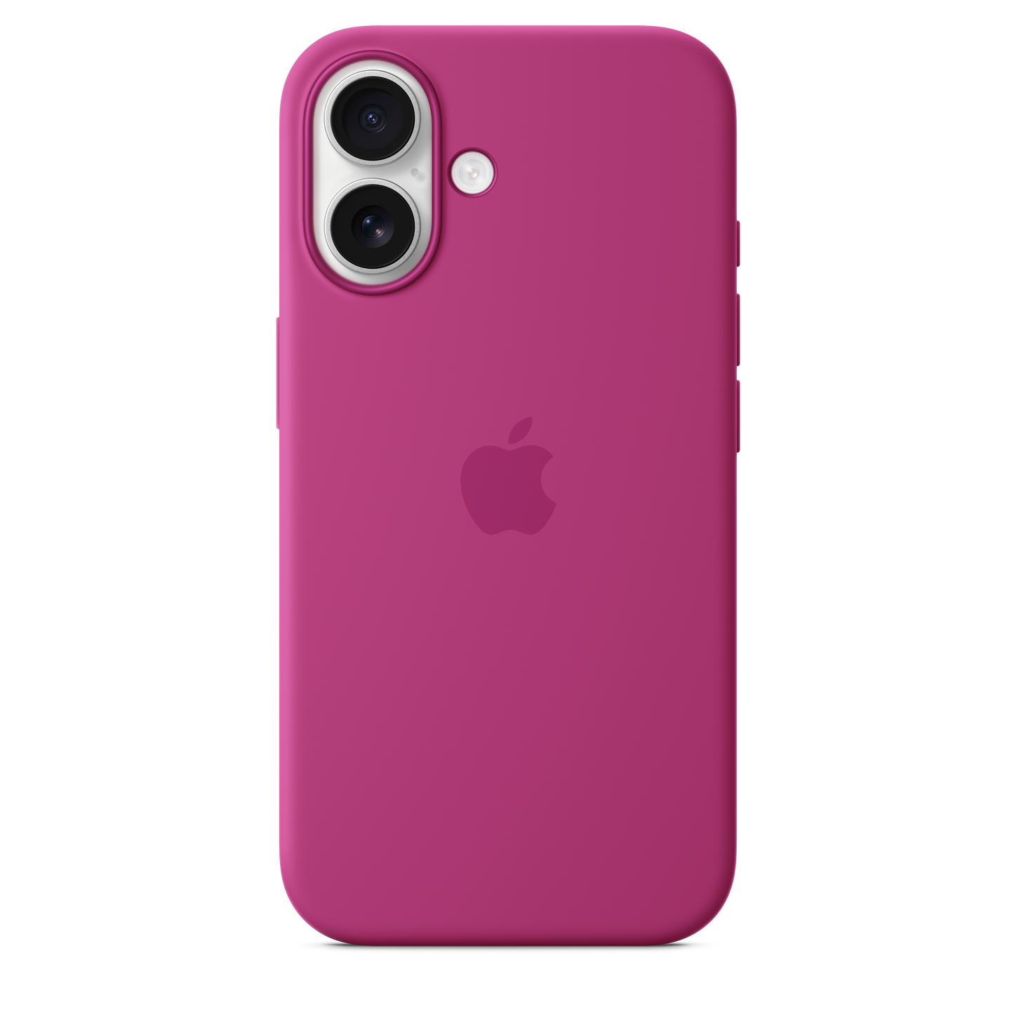 Siliconenhoesje met MagSafe voor iPhone 16 - Fuchsia