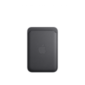 Porte‑cartes en tissage fin pour iPhone avec MagSafe - Noir