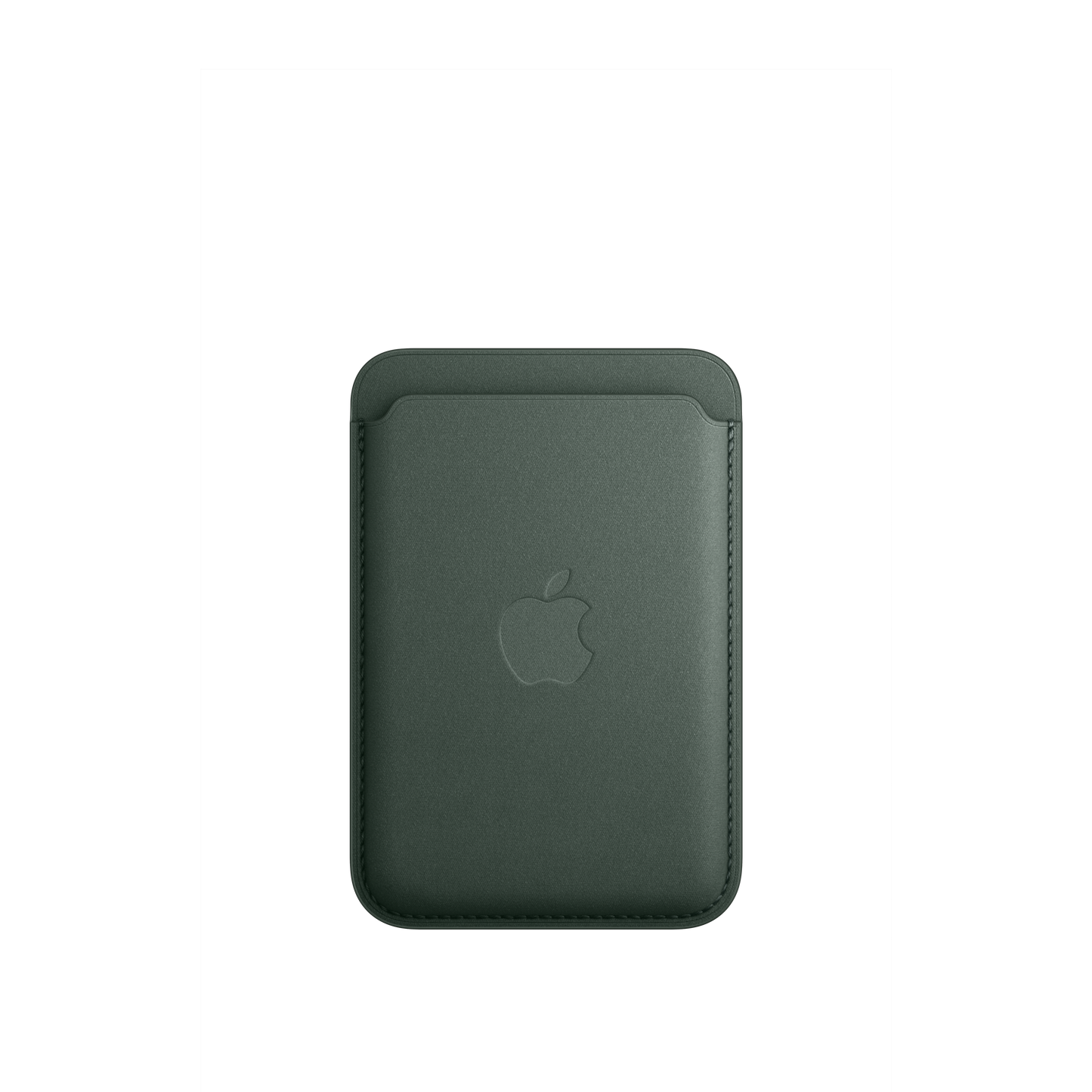 Porte‑cartes en tissage fin pour iPhone avec MagSafe - Chêne vert