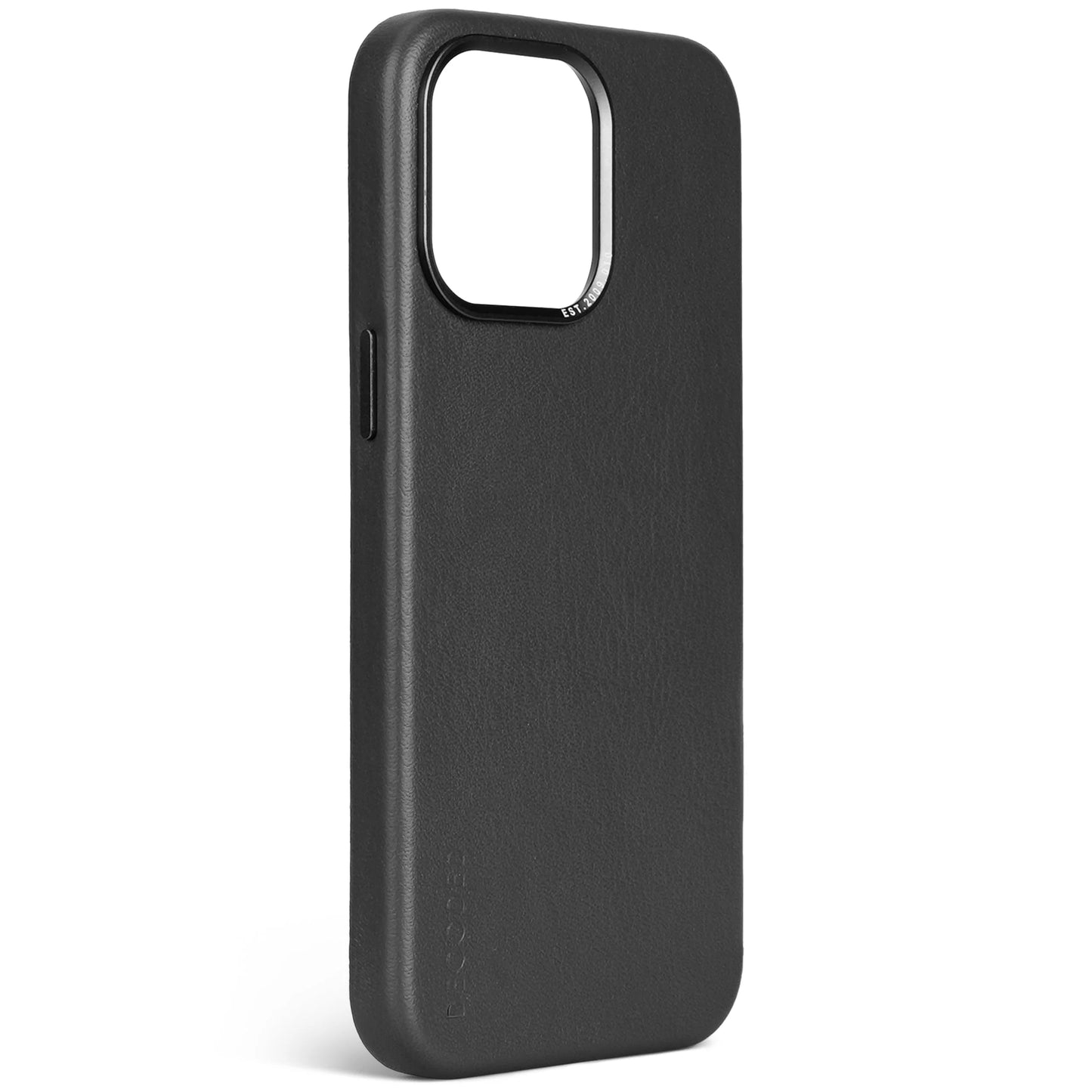 Decoded Housse en cuir pour iPhone 15 Pro Max - Noir