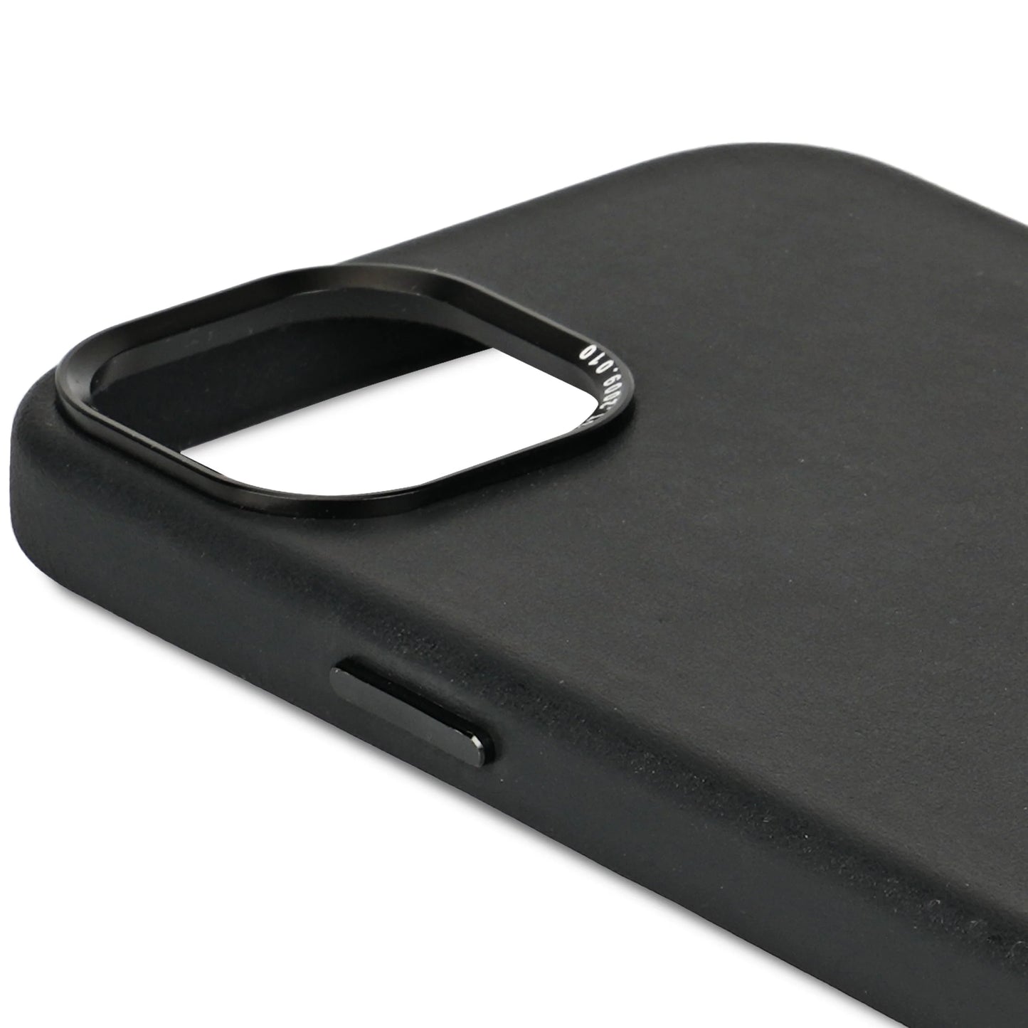 Decoded Housse en cuir pour iPhone 15 - Noir