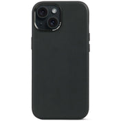 Decoded Housse en cuir pour iPhone 15 - Noir