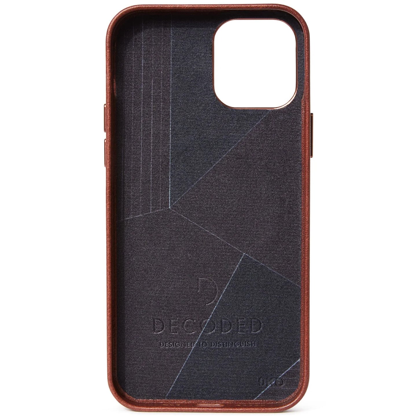 Decoded Backcover met MagSafe voor iPhone 12 mini - Bruin