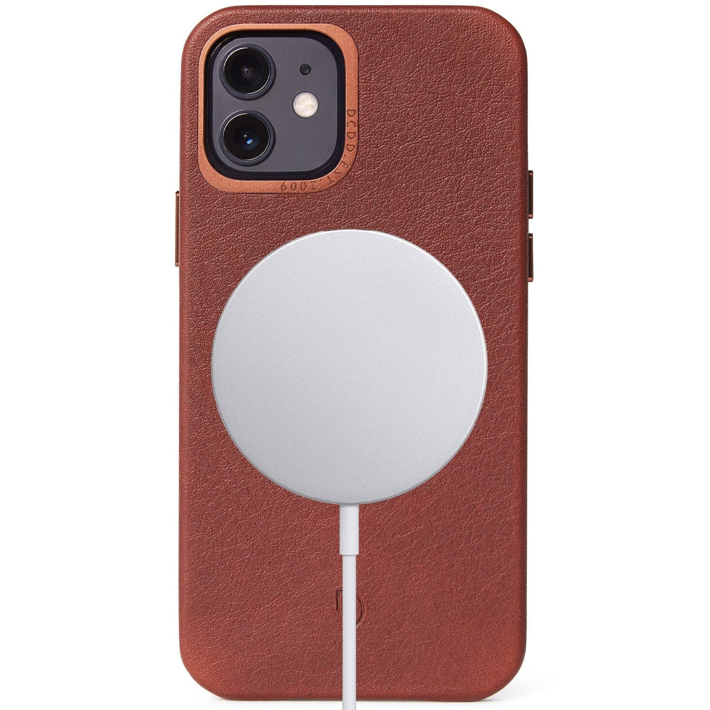 Decoded Backcover avec MagSafe pour iPhone 12 mini - Brun Cannelle