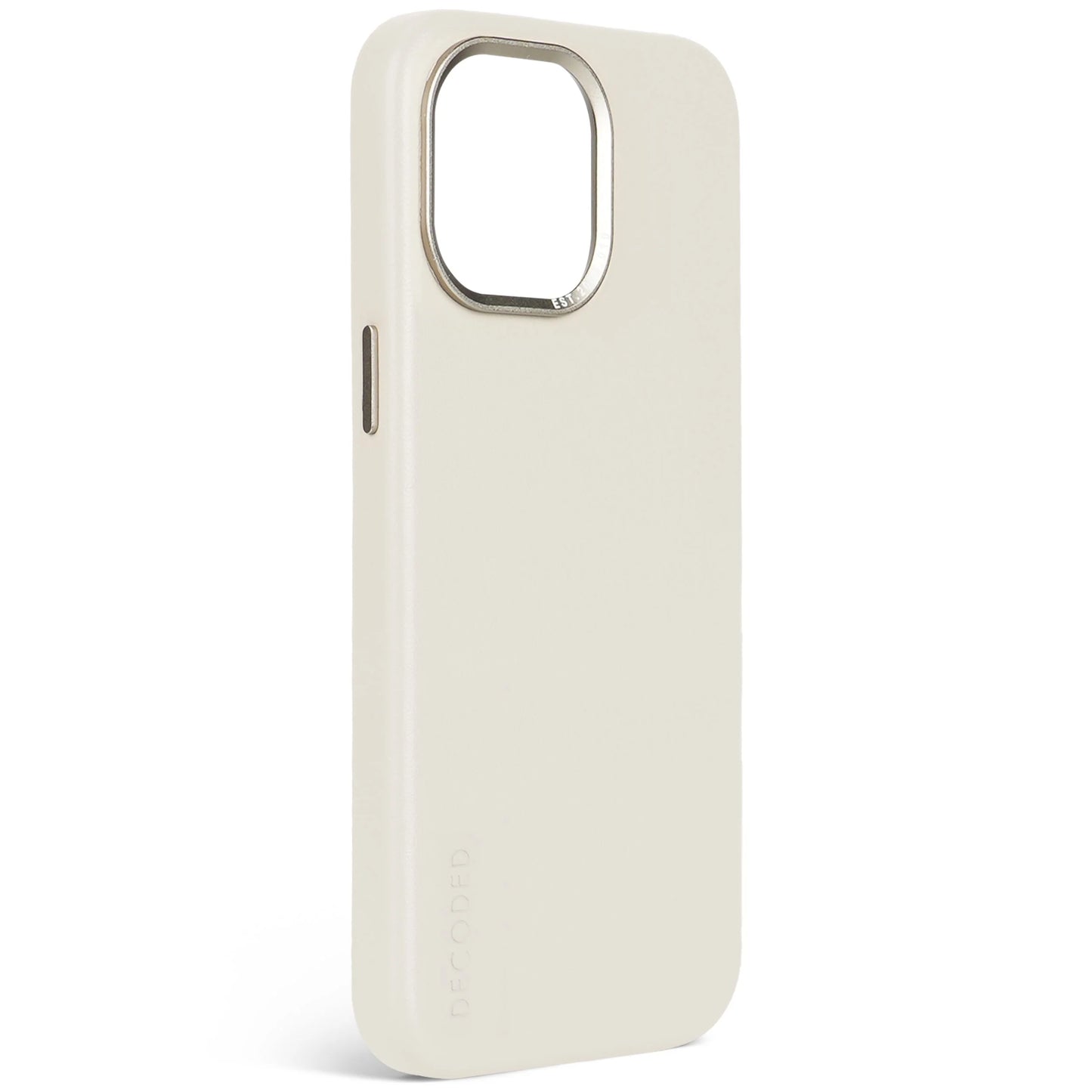 Decoded Housse en cuir pour iPhone 15 Pro Max - Argile