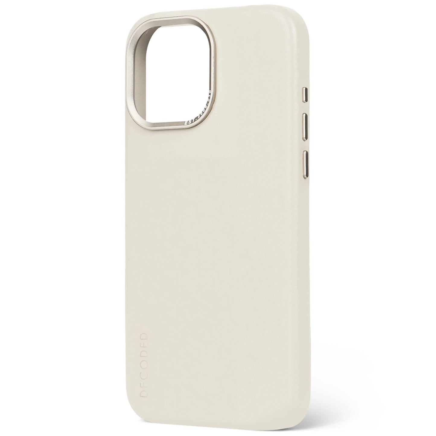 Decoded Housse en cuir pour iPhone 15 Pro Max - Argile