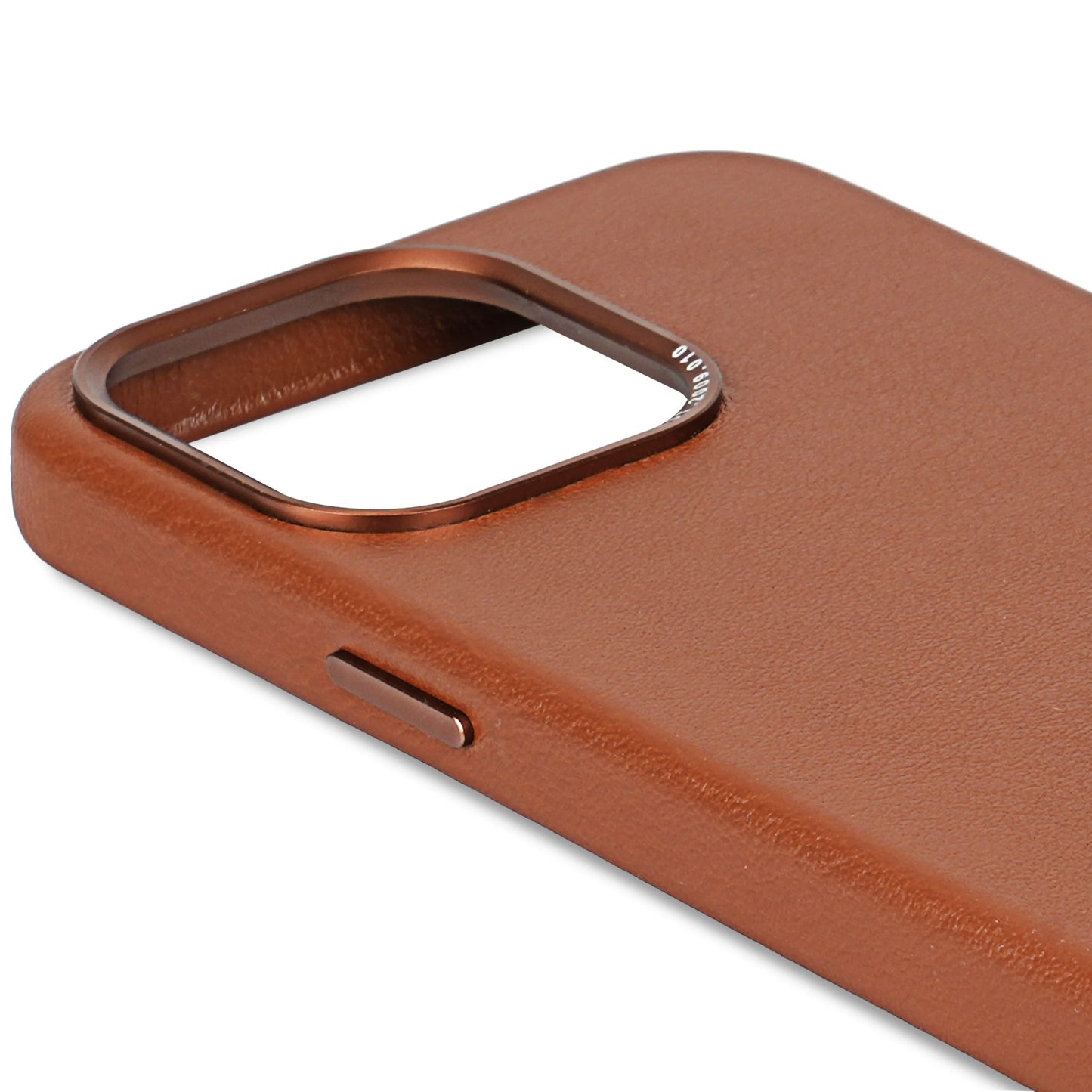 Decoded Housse en cuir pour iPhone 15 Pro - Brun