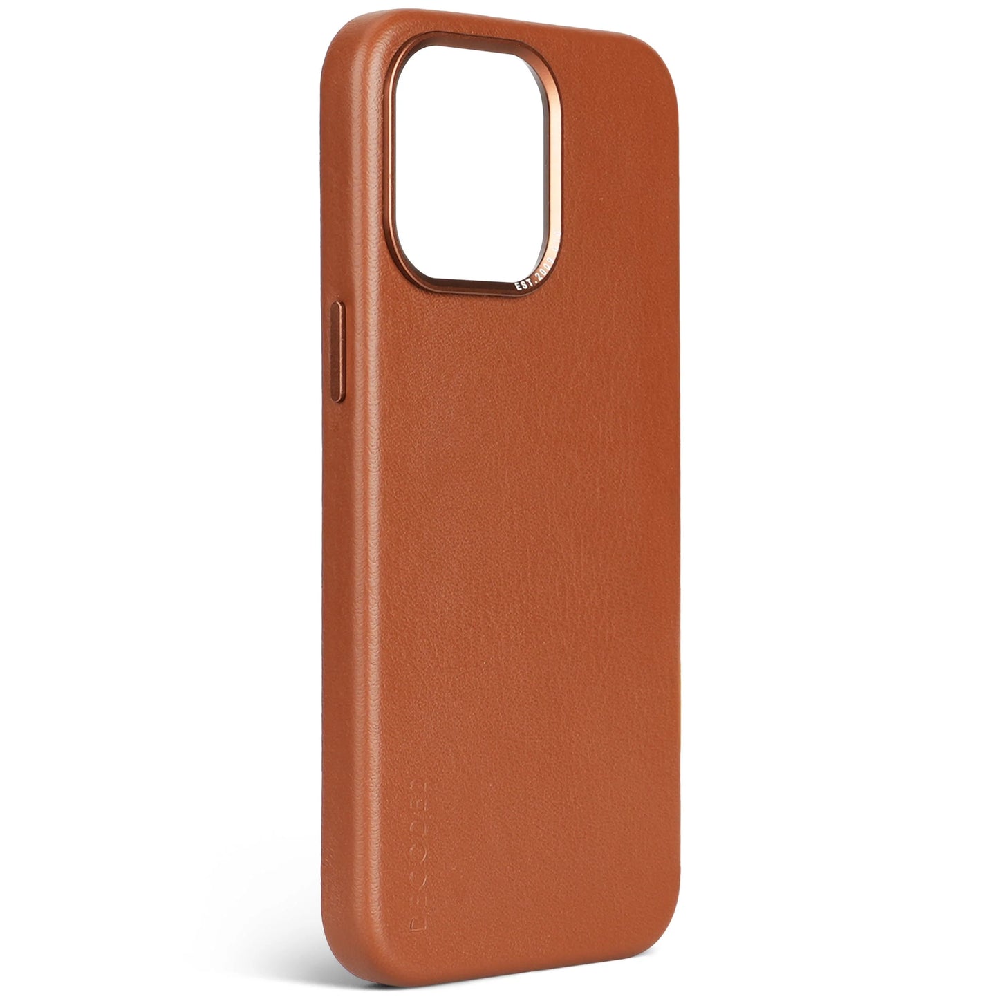 Decoded Housse en cuir pour iPhone 15 Pro - Brun