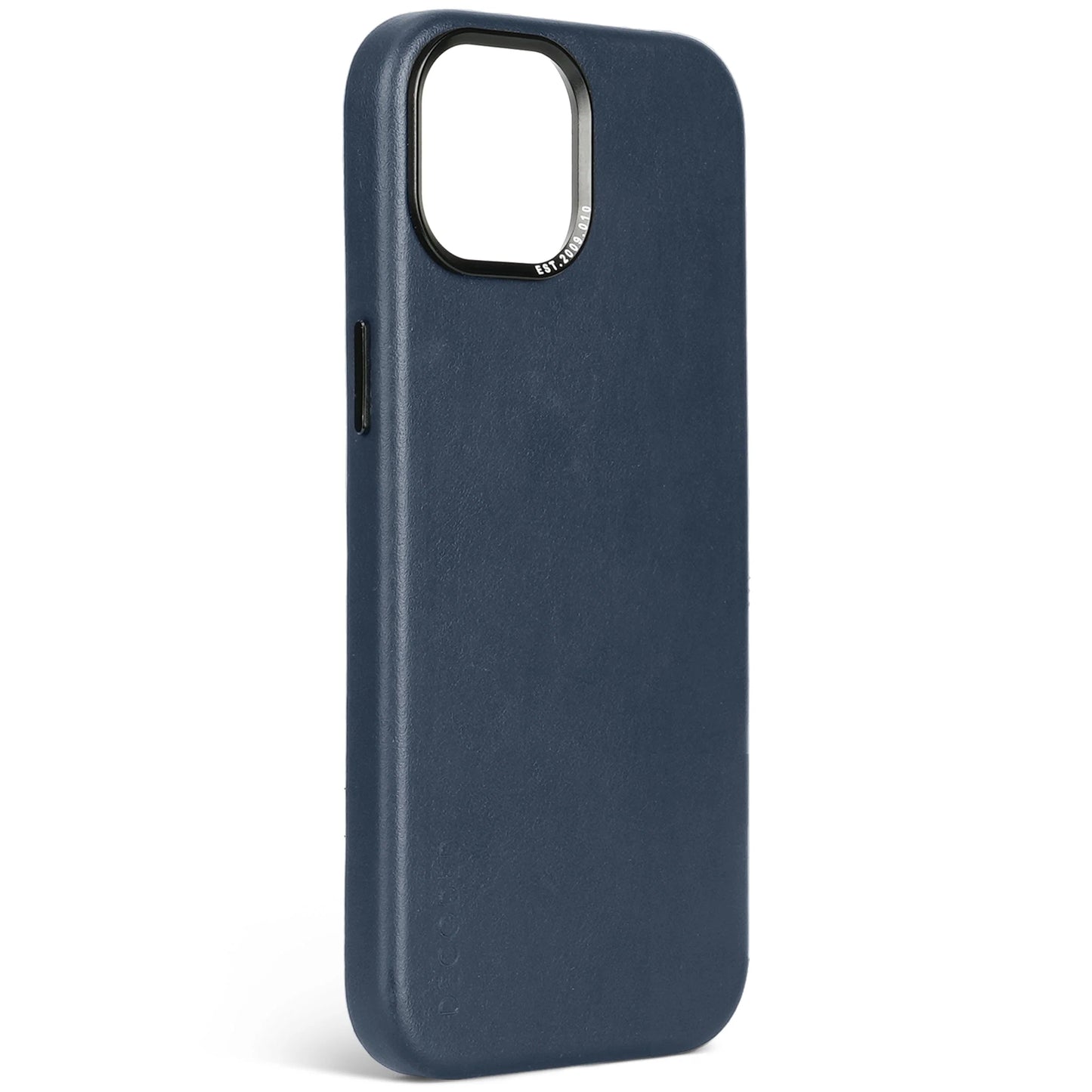 Decoded Housse en cuir pour iPhone 15 - Bleu marine