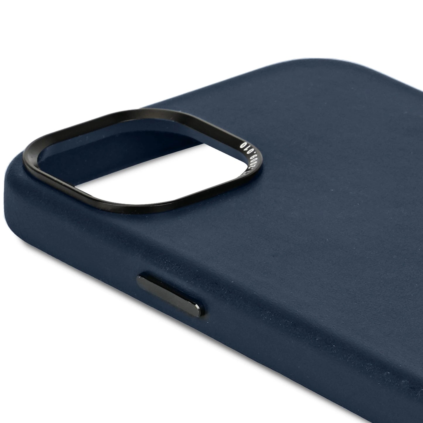 Decoded Housse en cuir pour iPhone 15 - Bleu marine