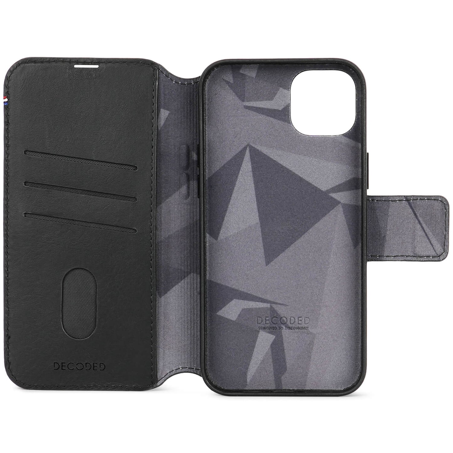 Decoded Detachable Wallet pour iPhone 15 Plus - Noir