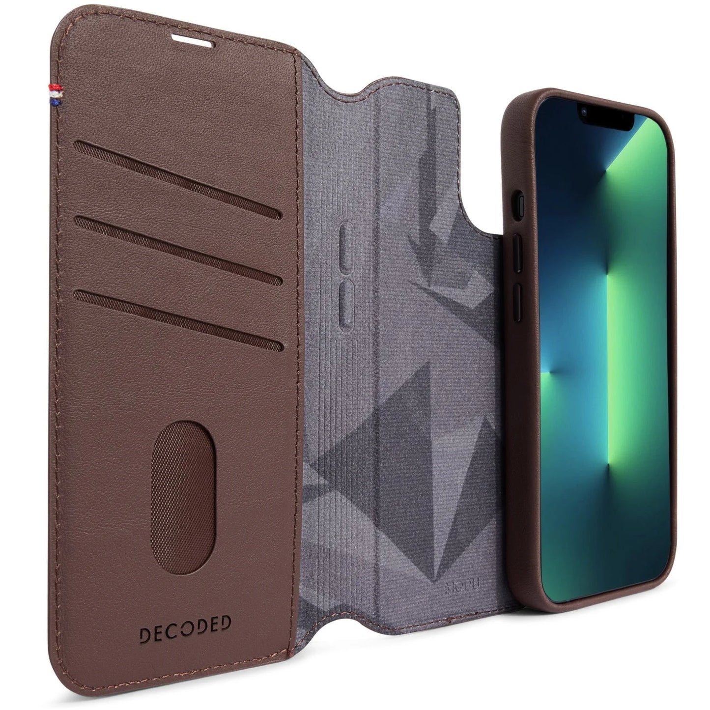 Decoded Detachable Wallet voor iPhone 14 Plus - Bruin