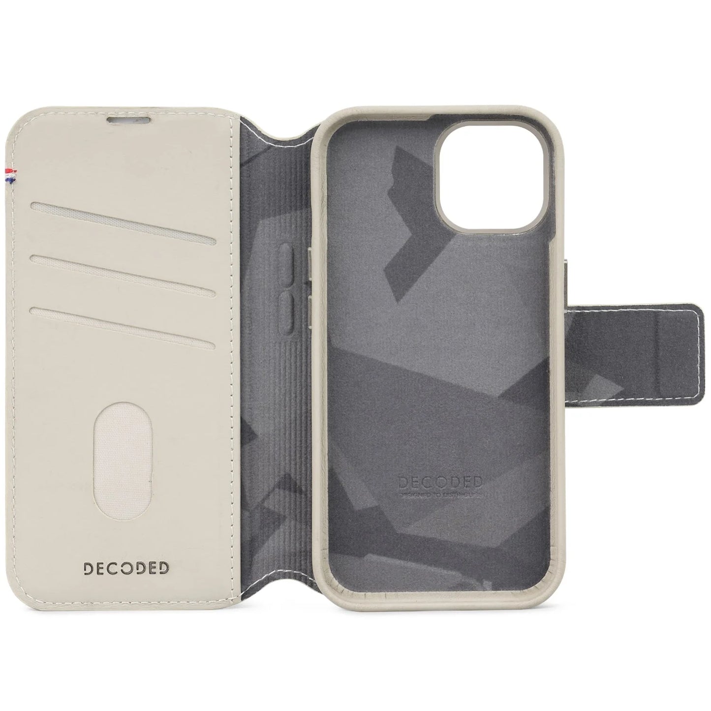 Decoded Detachable Wallet pour iPhone 15 Plus - Argile