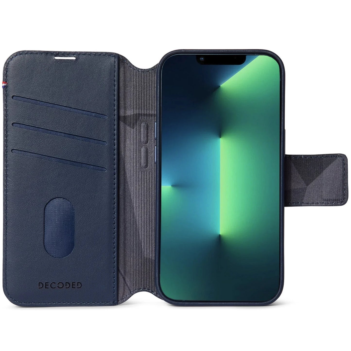 Decoded Detachable Wallet pour iPhone 14 Plus - Bleu