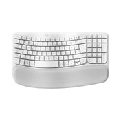 Logitech Wave Keys - Clavier Ergonomique sans fil - Français (Azerty)