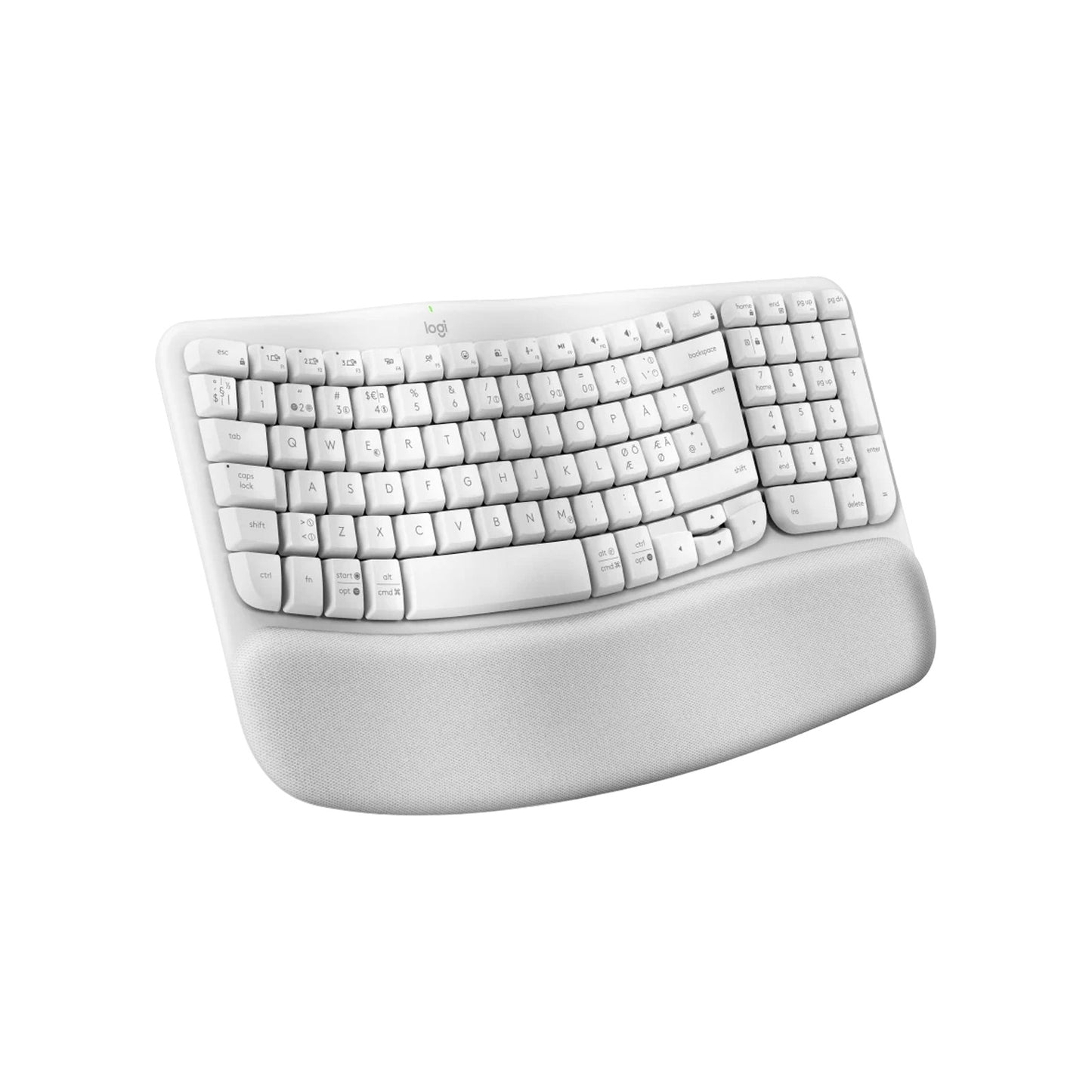 Logitech Wave Keys - Clavier Ergonomique sans fil - Français (Azerty)