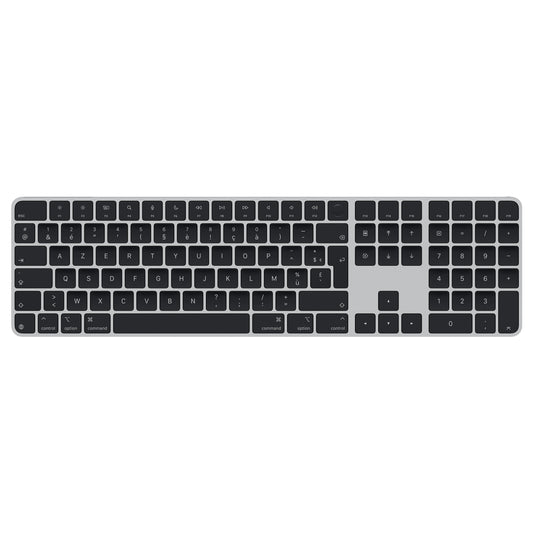 Magic Keyboard avec Touch ID et pavé numérique pour les Mac avec puce Apple - Français - Touches noires (USB-C)