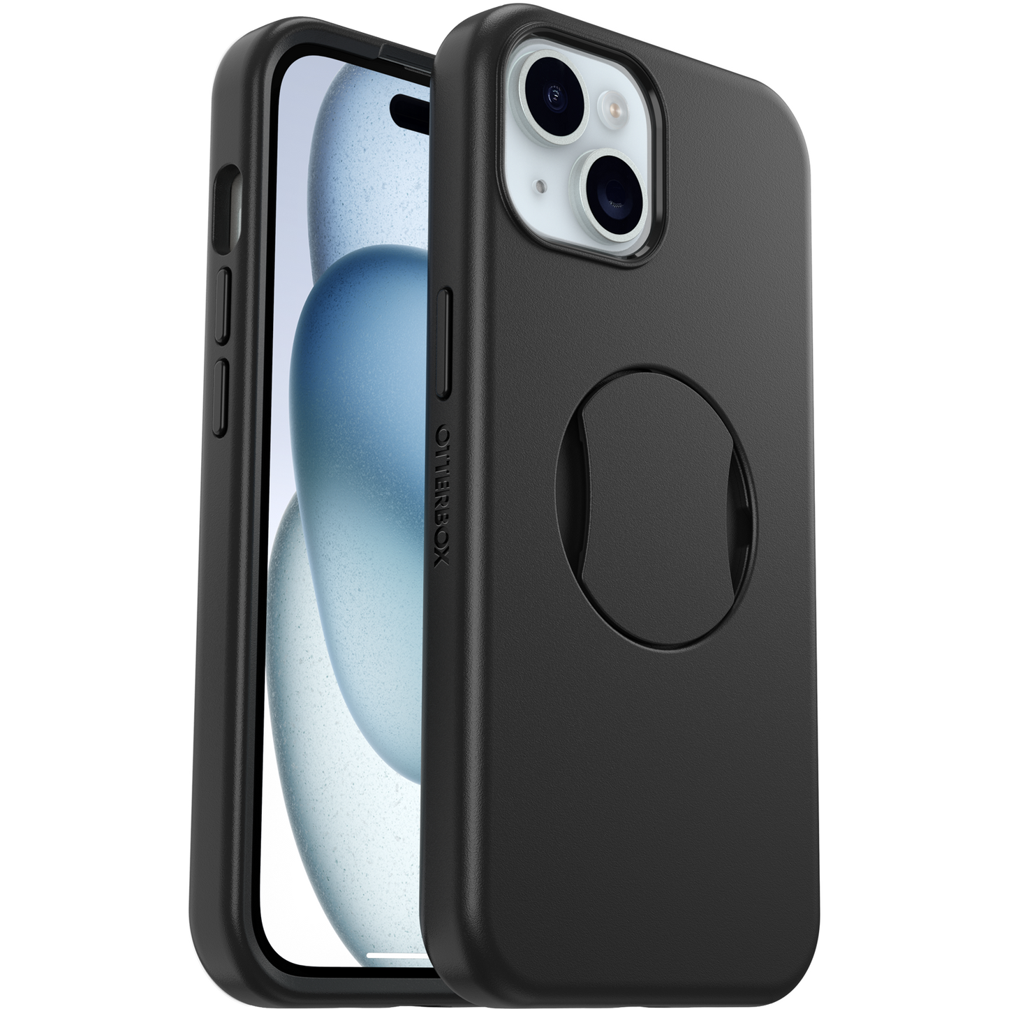 OtterBox Ottergrip Symmetry hoesje voor iPhone 15 - Zwart