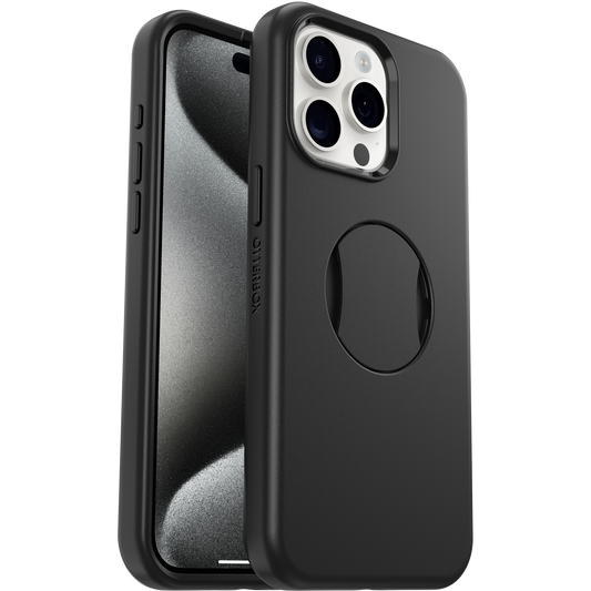 OtterBox Ottergrip Symmetry hoesje voor iPhone 15 Pro Max - Zwart