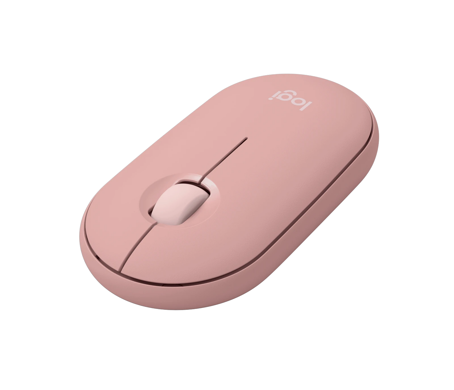 Logitech Pebble Mouse 2 M350s  - Bluetooth + USB wireless - Rose