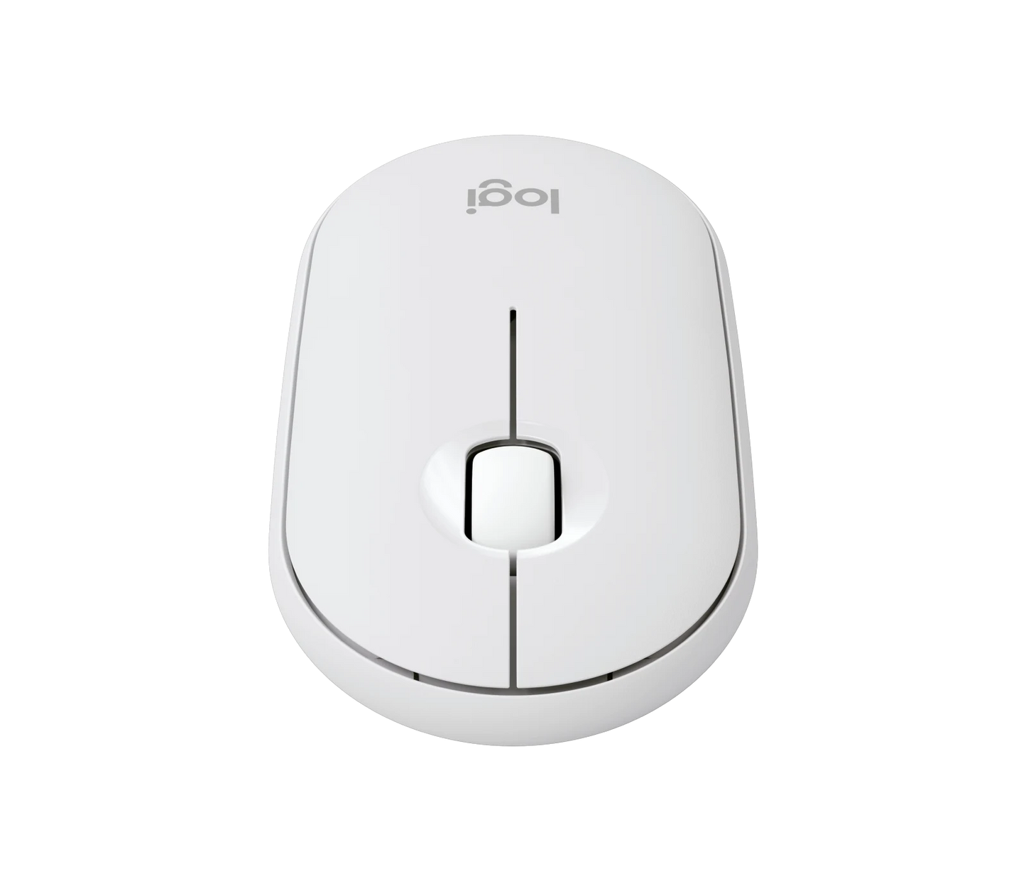 Logitech Pebble Mouse 2 M350s  - Bluetooth + USB wireless - Blanc