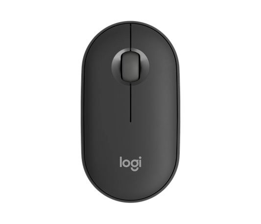 Logitech Pebble Mouse 2 M350s  - Bluetooth + USB wireless - Noir