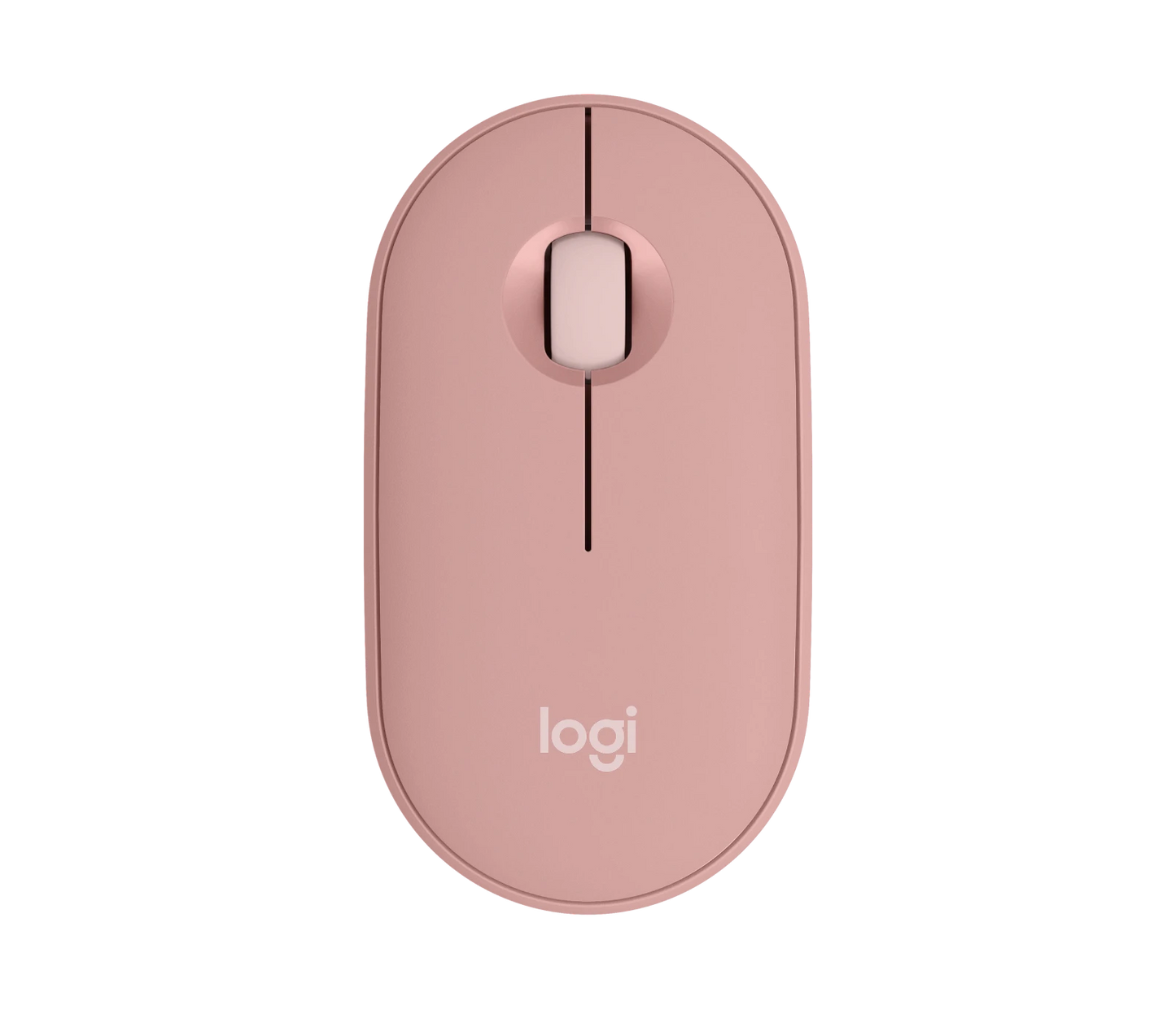 Logitech Pebble Mouse 2 M350s  - Bluetooth + USB wireless - Rose