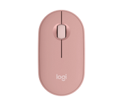 Logitech Pebble Mouse 2 M350s  - Bluetooth + USB wireless - Rose