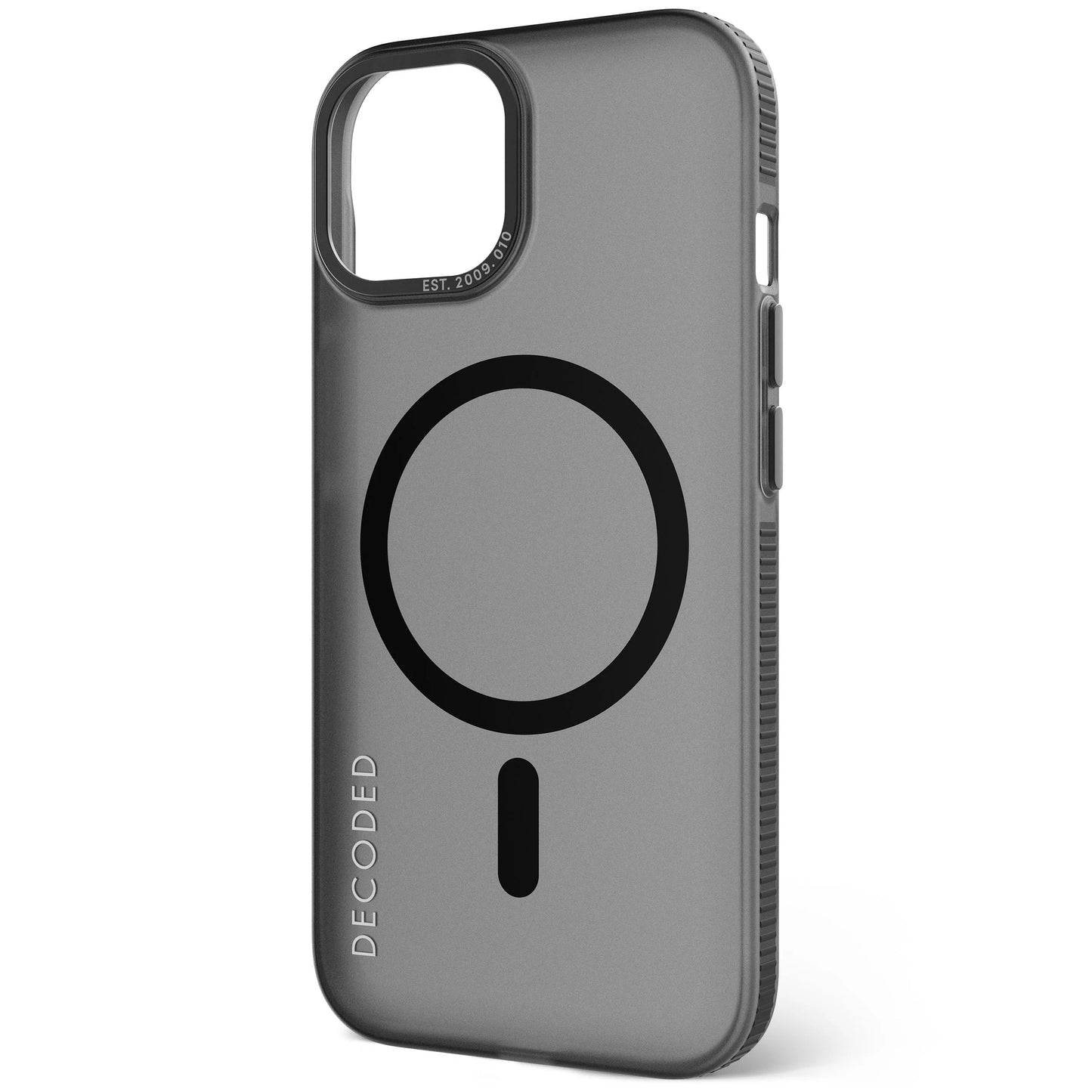 Decoded Recycled Plastic Loop Stand hoesje voor iPhone 15 - Frosted Black